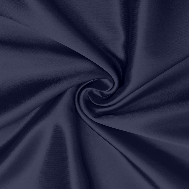 Navy Poly Cotton Twill Fabric